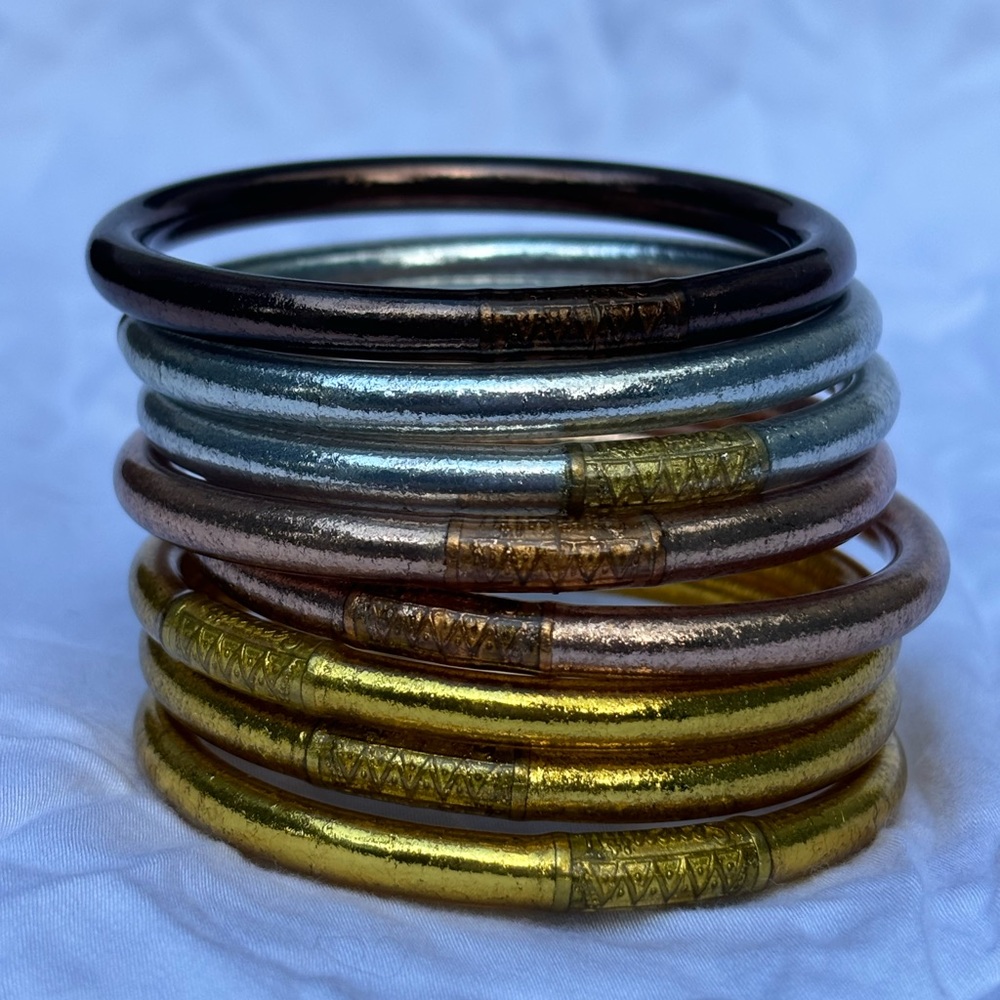 RARE 8 mix & match budha girl awb bracelets